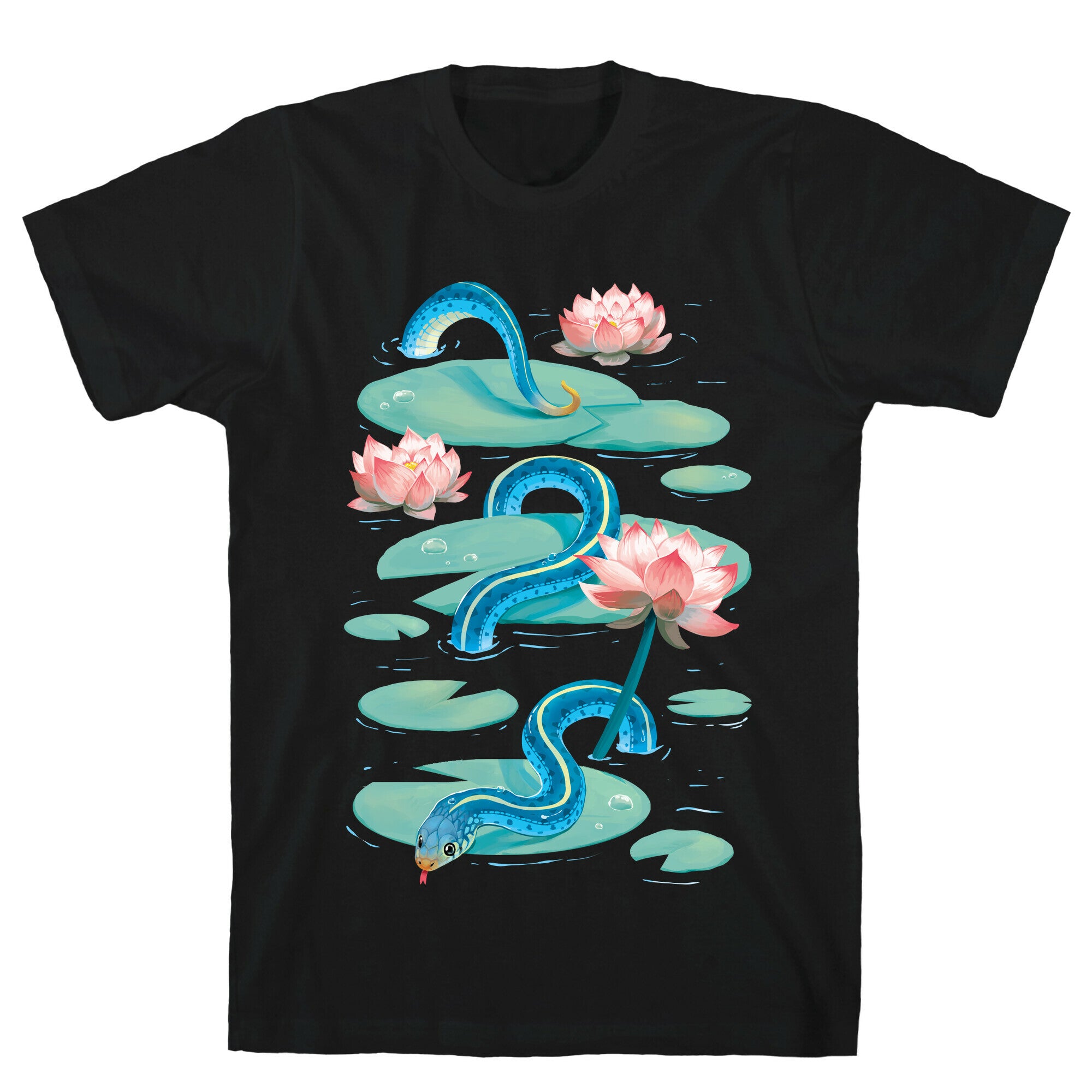 Garter Among Lily Pads T-Shirt